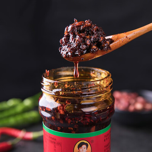 陶华碧老干妈风味豆豉油辣椒酱贵州特产下饭菜280g瓶拌面酱餐饮批发装