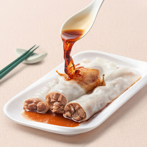 广州酒家利口福 猪肉肠粉185g 方便速冻拉肠 懒人儿童早餐 广式茶点