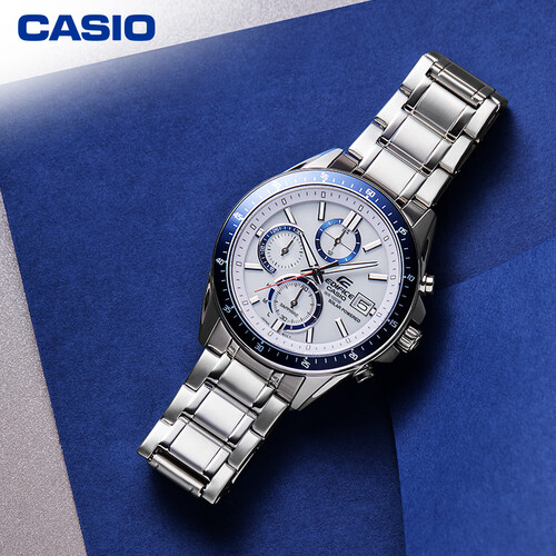 卡西欧casioedificeefss510商务男表时尚休闲防水手表日期显示efss510
