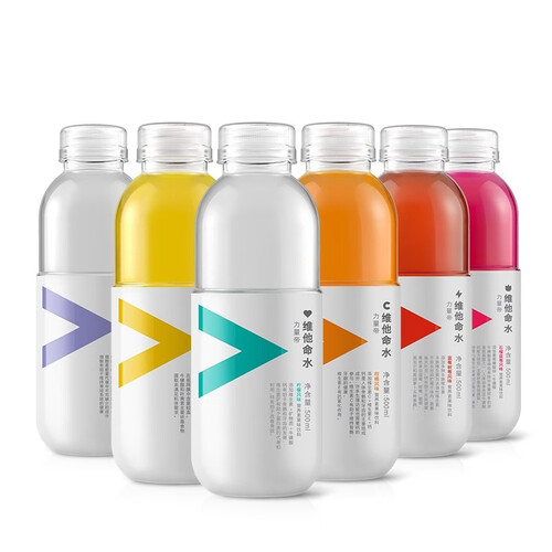 农夫山泉力量帝维他命水柑橘风味500ml西梅桃子风味500ml5瓶