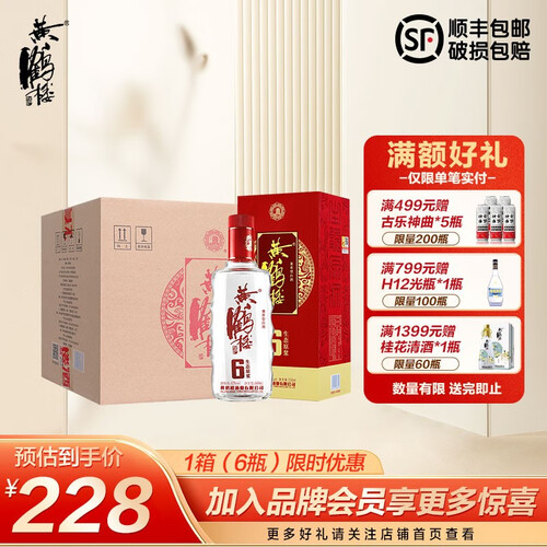 【未開封】中国名酒 白酒 黄鶴楼 500ml 42% 未開封】中国名酒 白酒 黄鶴楼 500ml 42%