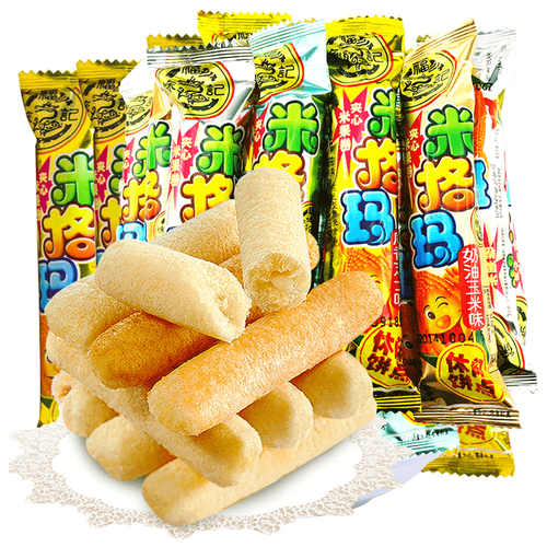 徐福记糕点/点心 徐福记 米格玛夹心米果卷 混合口味 500g多少钱-聚