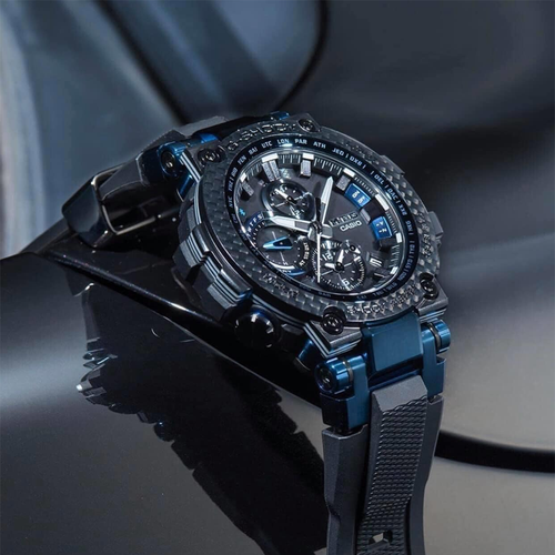 casio 卡西欧 g-shock系列 mtg钢铁之心 男士太阳能电波表 mtg-b1000