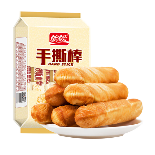 盼盼手撕面包棒营养早餐食品软面包点心休闲零食小吃奶香味210g