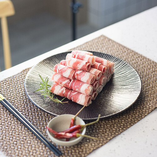 农夫好牛阿根廷进口雪花肥牛卷500g牛后胸肉卷烤肉烧烤火锅生鲜原切