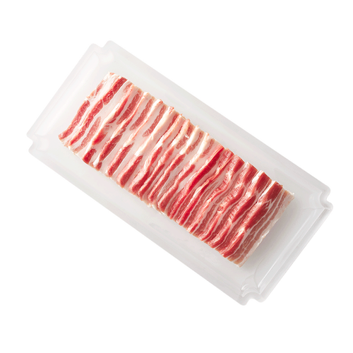 家佳康 烧烤五花肉片720g 冷冻烤肉食材 去皮打膘自繁自养 国产猪肉