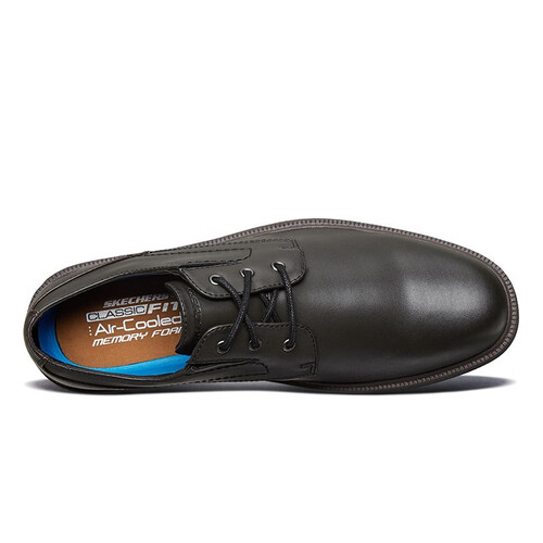 斯凯奇(skechers)男士商务/正装皮鞋 skechers 斯凯奇 男士休闲皮鞋