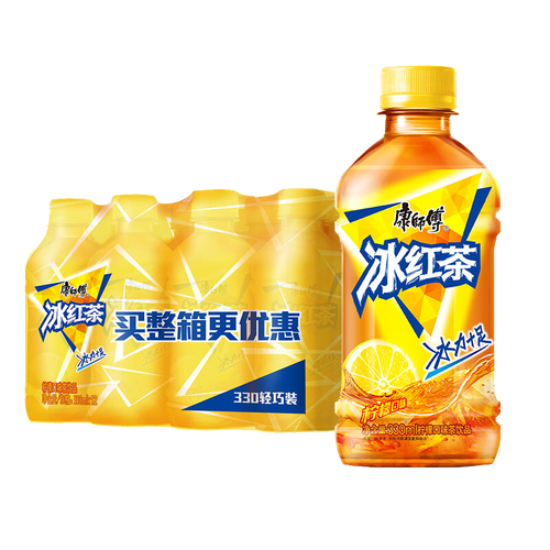 康师傅饮料 康师傅 冰红茶 柠檬口味 330ml*12瓶多少钱-聚超值