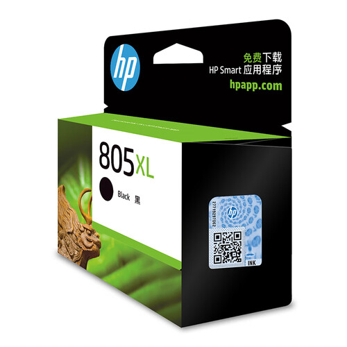 惠普(hp)805原装大容量黑色墨盒 适用hp deskjet 1210/1212/2330/2332