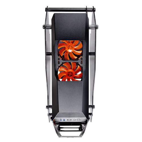 骨伽cougar 征服者 电脑主机箱 台式机中塔式侧透征服者游戏定制水冷