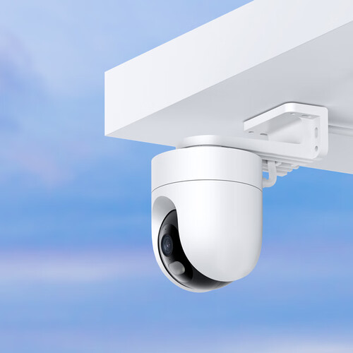 小米室外摄像机cw400家用监控摄像头400万双云台版25k全彩夜视ai人形