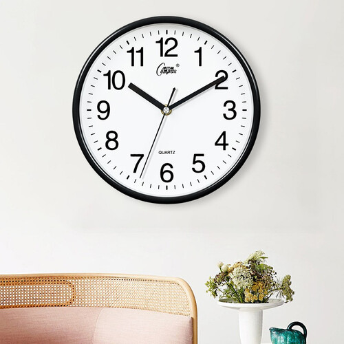 挂钟走时客厅办公室钟表挂墙简约创意时钟时尚石英钟现代挂表 3018