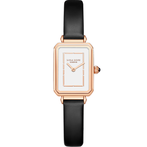 lolarose罗拉玫瑰白陶瓷手表女表女士手表生日礼物送女友