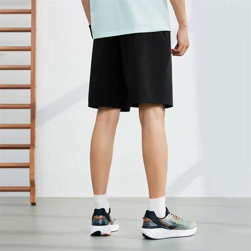 361度运动短裤男新款夏季速干透气五分裤口袋拉链弹力青少年男士短裤