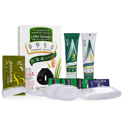 章华(savol)章华生态染发剂植物天然快速染发膏男女染黑遮白发 3.