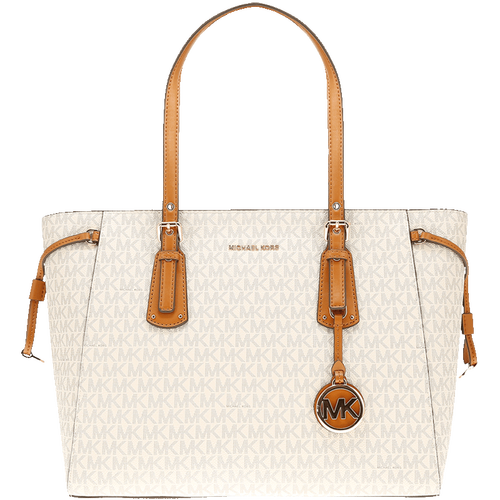 科尔斯mk女包托特包voyager香草色单肩手提包30f8gv6t2b 1062元-聚