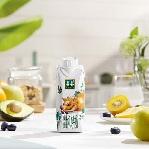 satine 金典 yili 伊利 金典 限定纯种娟姗牛 全脂纯牛奶 250ml蛋白