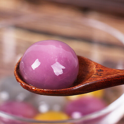 湾仔码头水晶汤圆组合装360g24只黑芝麻紫薯花生生鲜速食速冻夜宵