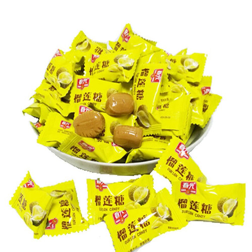 春光榴莲硬糖海南特产食品散装散称榴莲味水果硬糖榴莲味浓郁香醇硬糖