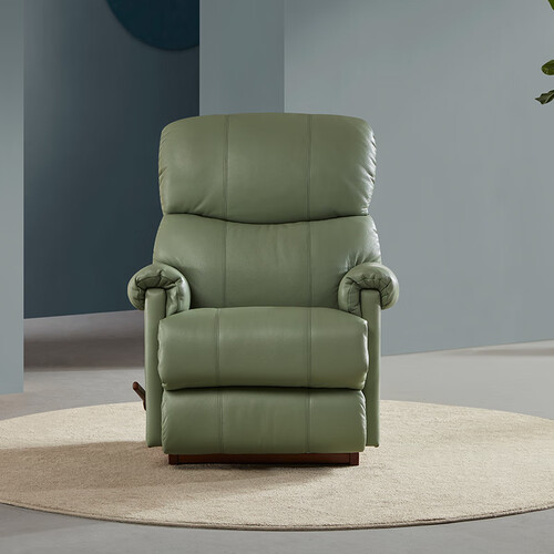 lazboy皮艺沙发 lazboy 乐至宝 559 多功能真皮沙发 绿色经典手动多少