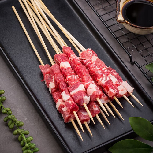 鲜伊人羊肉 plus会员:鲜伊人 精选羊肉串 30串(600g/袋)多少钱-聚超值