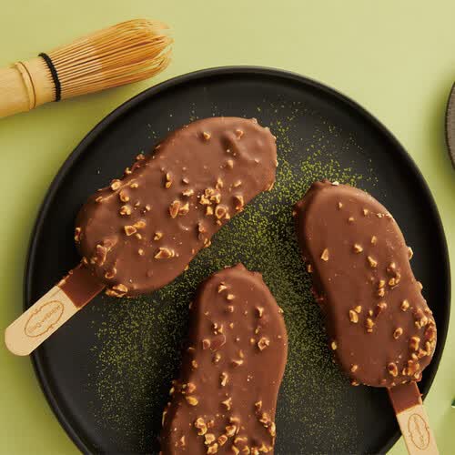 哈根达斯haagendazs抹茶扁桃仁口味脆皮条69g支雪糕京东冷链配送