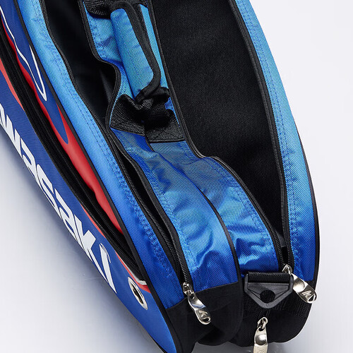 kawasaki川崎羽毛球包单肩背包网球包男女独立鞋袋羽毛球拍包8327蓝红