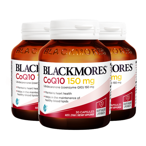 高浓度辅酶素q10 150mg 30粒*3瓶 保护心脏 心脏保健品 中老年人 澳洲