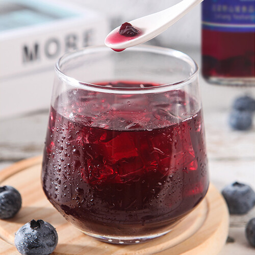 吕梁野山坡蓝莓汁果汁饮料300ml12瓶整箱礼盒