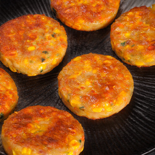 邑品粤 广式玉米饼450g 6个 广东早茶点心 速冻方便菜 营养儿童早餐