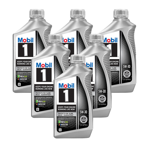 美孚1号全合成机油 5w-30 a1/b1 sn 1qt 原箱6桶装 美国原装进口 349