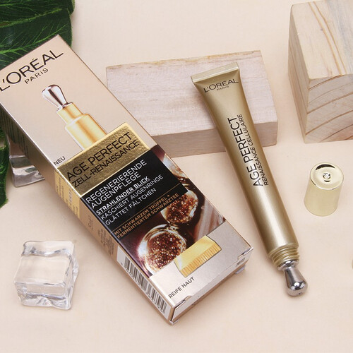 欧莱雅loreal金致臻颜黑松露肌活眼霜淡化细纹抗皱提亮眼周抗氧化送