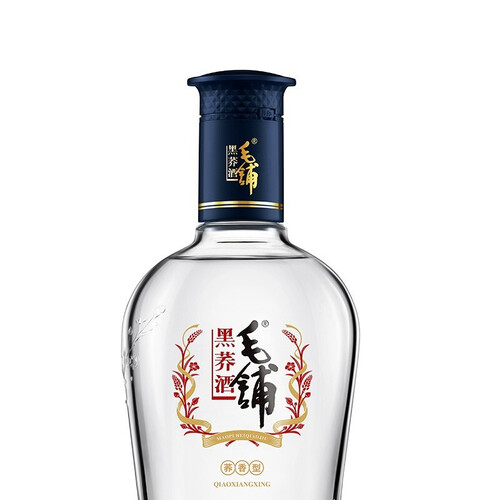 劲牌配制酒 mao pu 毛铺 劲牌 毛铺苦荞酒 42度 黑荞 500ml*2 双支装