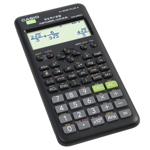 卡西欧(casio) fx-82es plus a - 2 函数科学计算器 智黑 fx-82es