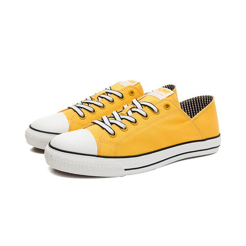 pony帆布鞋波尼男女运动鞋夏季潮流糖果色低帮休闲鞋02m1sh03 黄色(男