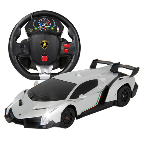 美致模型mz正版授权遥控汽车重力感应方向盘遥控玩具送礼跑车模型124