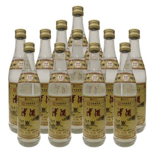 津酒白酒 jinjiu 津酒 水西庄 光瓶版 42%vol 白酒 500ml多少钱-聚