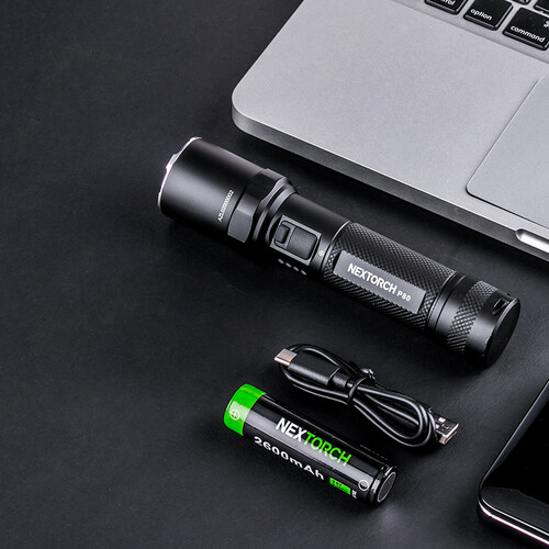 纳丽德(nextorch)户外照明 nextorch 纳丽德 p80 强光手电筒 1300流明