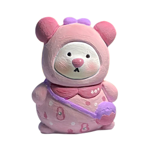 贝可麦拉(beikemaila)儿童石膏娃娃彩绘填画画涂色小熊白模涂鸦手工