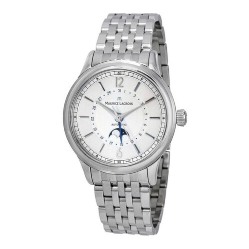 瑞士表 艾美(maurice lacroix) 瑞士手表简约日历机械男表大三针时尚
