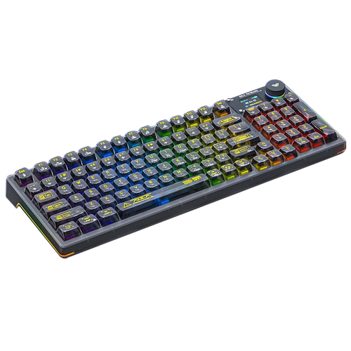 狼蛛(aula)键盘 aula 狼蛛 f98 pro 三模机械键盘 95键 冰晶轴多少钱