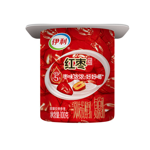 伊利红枣酸奶100g16杯十六连杯低温酸奶酸牛奶风味发酵乳