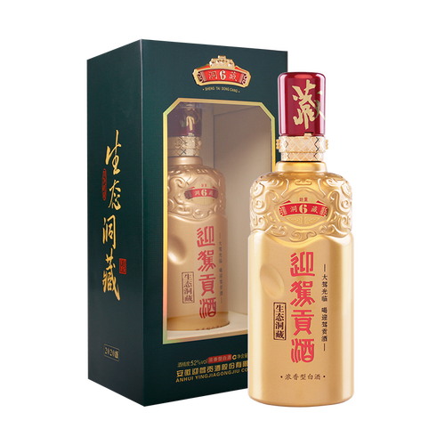 迎驾贡酒白酒 yjgj 迎驾贡酒 生态洞藏 6 52%vol 浓香型白酒 520ml*4