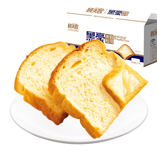 回头客夹馅吐司1000g夹心半切面包营养小吃早餐代餐食品零食大礼包