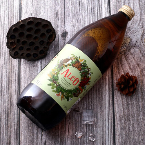 阿尔寇(alco)欧洲原装原瓶进口阿尔寇黄啤酒1l整箱装大容量啤酒 阿尔