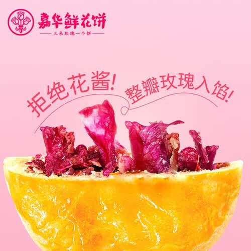 嘉华糕点/点心 jiahua food 嘉华食品 鲜花饼 10枚 共500g多少钱-聚