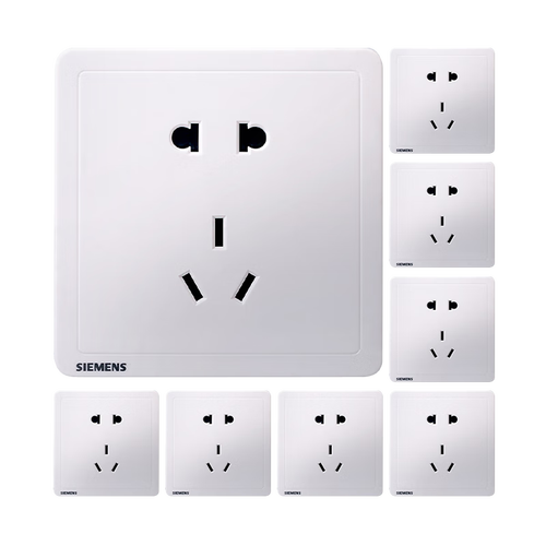 西门子(siemens)开关插座 siemens 西门子 开关插座面板 致典系列套装