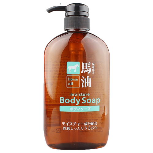 熊野油脂horseoil马油沐浴露600ml保湿柔肤沐浴液滋润水嫩温和清洁