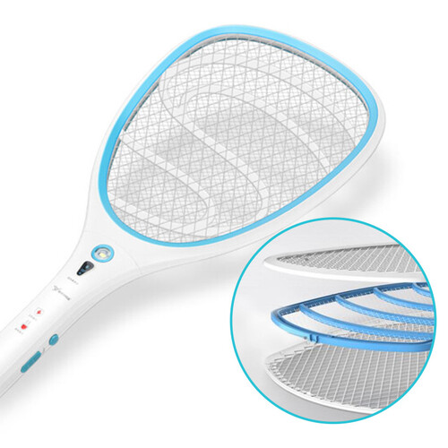 雅格 电蚊拍充电式led灭蚊拍电苍蝇拍灭蝇拍余电提醒5634 59.