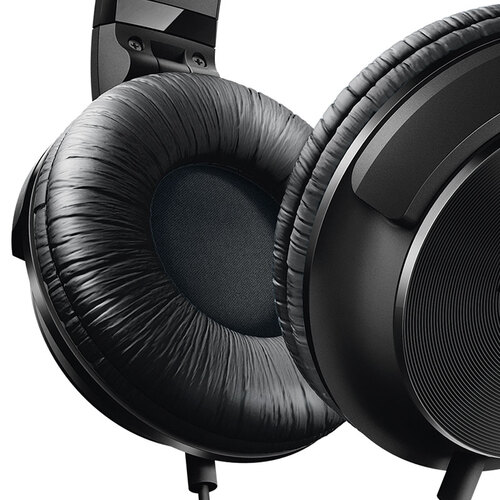 飞利浦(philips)头戴式耳机有线耳机游戏竞技吃鸡线控耳机柔软可折叠